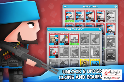 بازی Clone Armies - Battle Game
