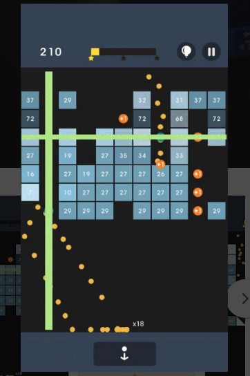 تصویری از محیط بازی Bricks Breaker Puzzle
