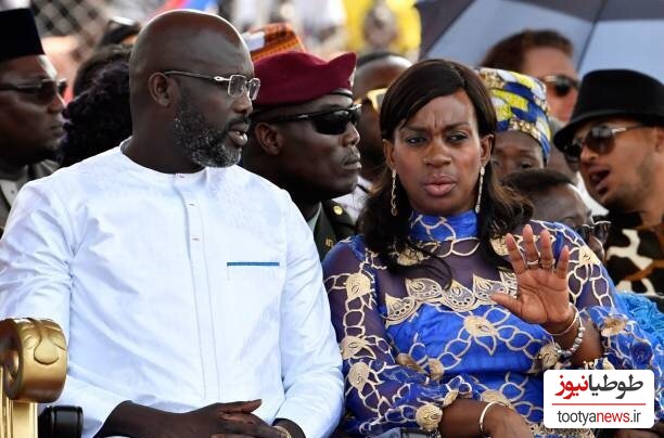 (ویدئو) غش کردن رئیس جهمور لیبریا در مراسم تحلیفش!/با اختلاف لقب بدشانس ترین رئیس جمهور دنیا