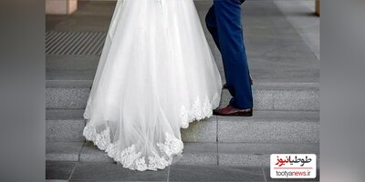 ازدواج باورنکردنی عروس دومتری با داماد یک متری فضای مجازی رو ترکوند+عکس