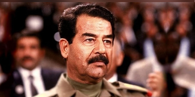 (ویدئو) معروف ترین تصویر صدام که متعلق به بدل اوست/با همدیگه مو نمیزنن!!