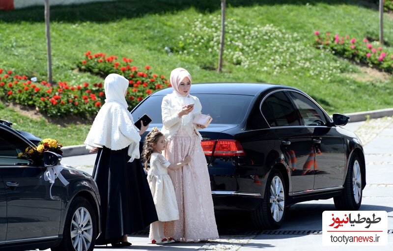 عکسهای جالب و دیدنی از مراسم عروسی "سمیه" دختر اردوغان/ چه عروس محجبه ایی