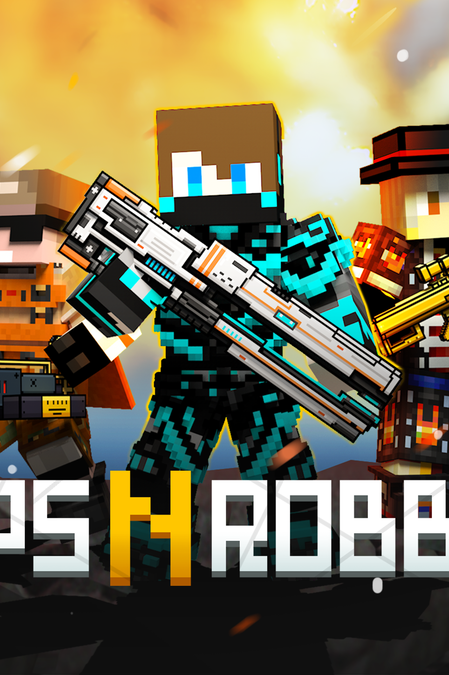 بازی Cops N Robbers:Pixel Craft Gun