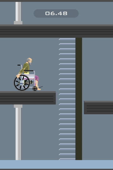 تصویری از محیط بازی Happy Wheels