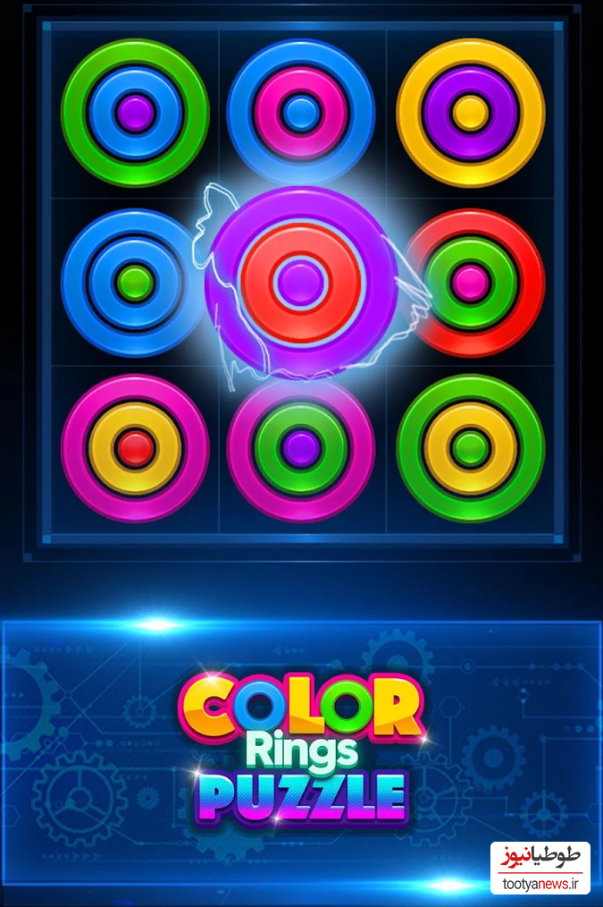 بازی Color Rings Puzzle
