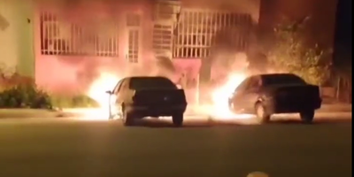 (فیلم) دو خودرو در گچساران بصورت عمد آتش زده شدند!