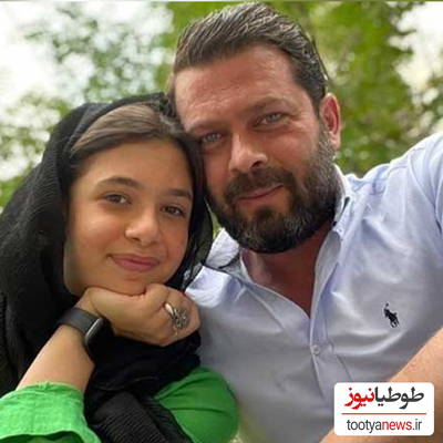 (عکس) واکنش جالب نفس بازغی دختر پژمان بازغی به هم بازی شدنش با شهاب حسینی