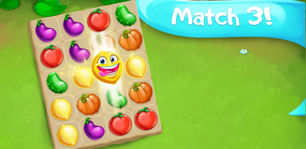 دانلود بازی Funny Farm match 3 Puzzle game برای اندروید و IOS