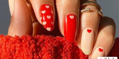 اگر عاشق هستید این طرح های ناخن قلب قرمز را از دست ندهید!