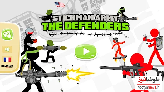 بازی Stickman Army : The Defenders