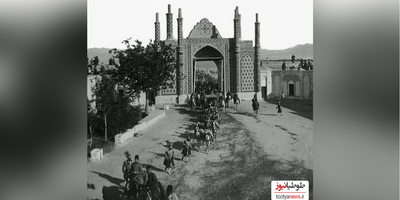 تصویری باورنکردنی از دروازه شمیران تهران در سال 1305