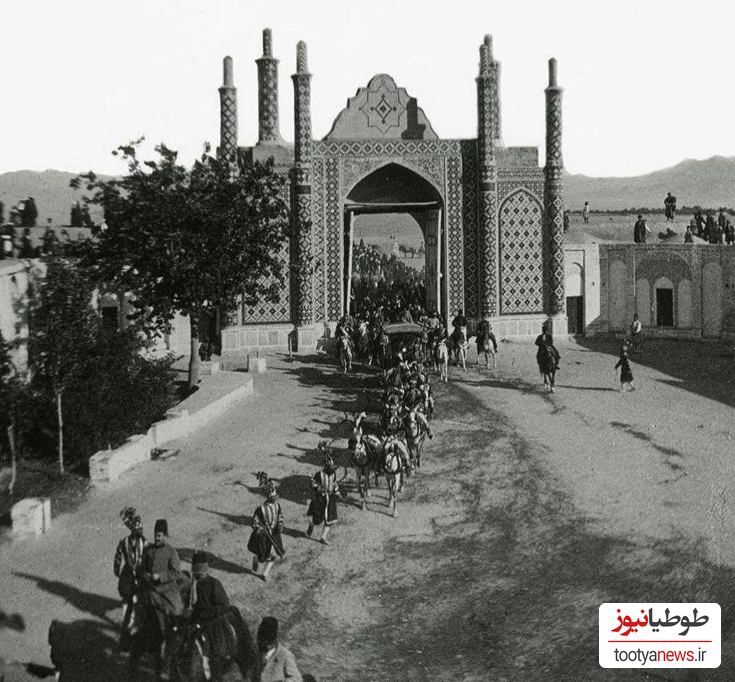 تصویری باورنکردنی از دروازه شمیران تهران در سال 1305