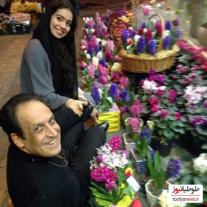 بهمن هاشمی و دخترش