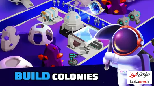 بازی Space Colony: Idle Click Miner