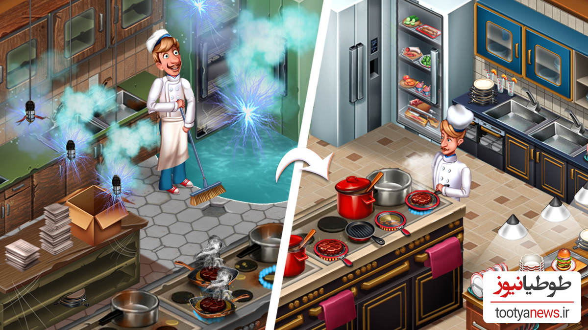 بازی Cooking Team: Restaurant Games