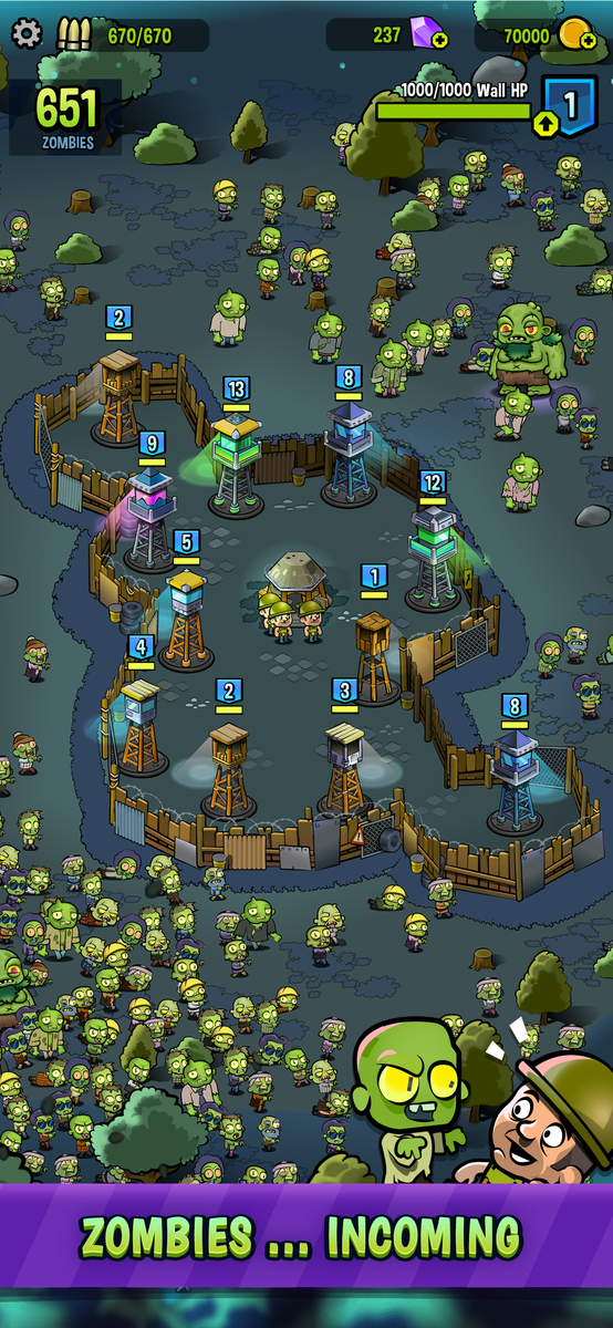 بازی Zombie Towers